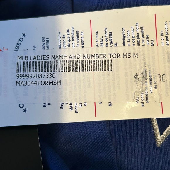 🔥🆕🔥 Majestic Toronto Blue Jays Marcus Stroman #6 T-Shirt - Ladies - M - Picture 4 of 6